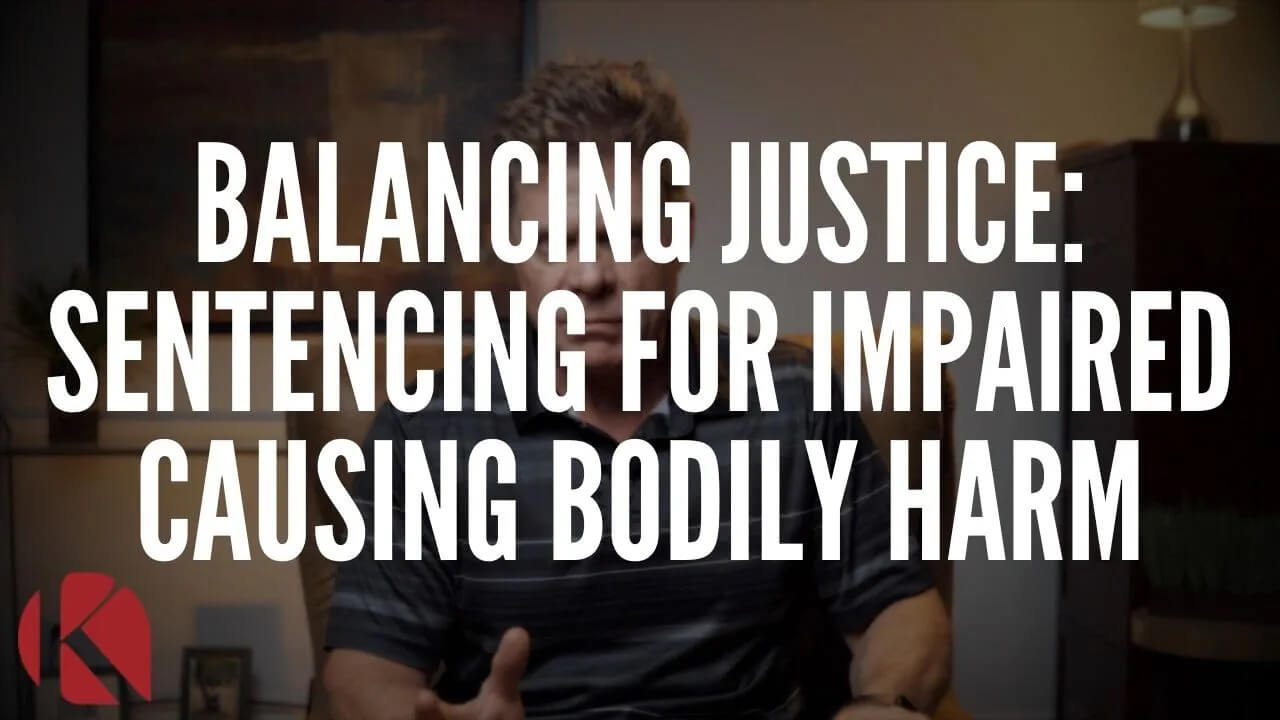 Balancing Justice: Sentencing for Impaired Causing Bodily Harm