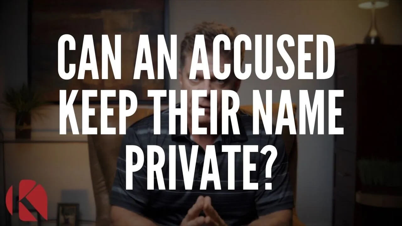 Can an Accused Keep Their Name Private?