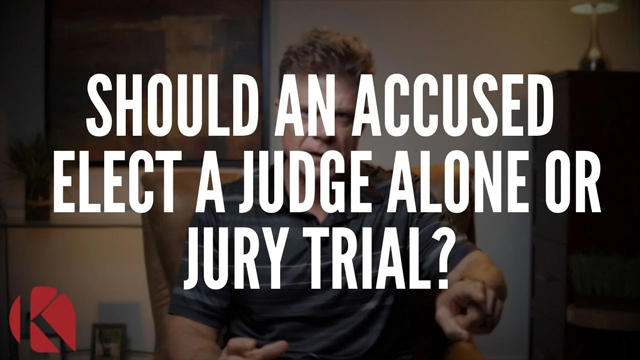 accused select judge or jury trial