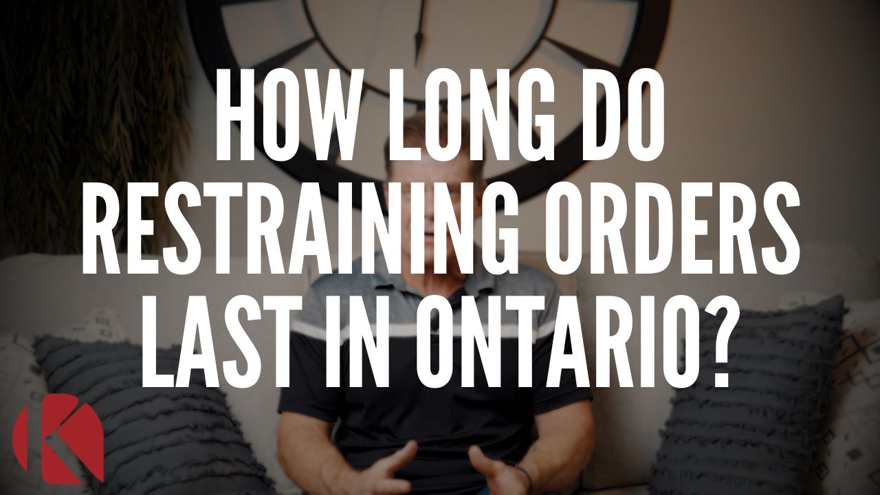 How Long Do Restraining Orders Last In Ontario Kruse Law
