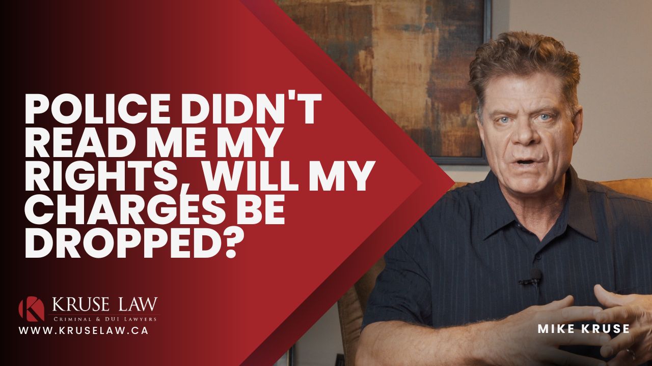 The Police Didn’t Read Me My Rights, Will My Charges Be Dropped?