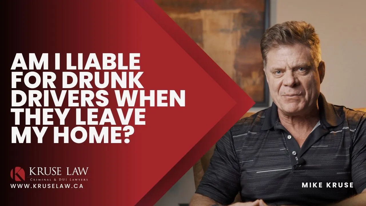 Am I Liable For Drunk Drivers When They Leave My Home?
